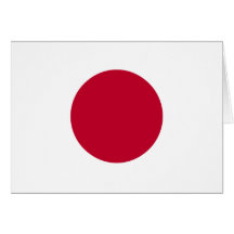 Japan Flag Card