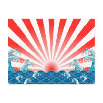 Japan Flag - NIPPON Postcards