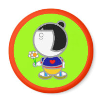 JAPAN GIRL Magnet by kooky JAPAN GIRL Magnet