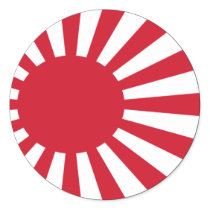 Japan Imperial Flag Euro Sticker by allworldtees Japan Imperial Flag Euro Sticker