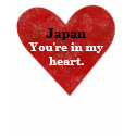 Japan Is In My Heart Design Earthquake Relief T shirt