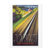 Japan, Japanese Govt Railway Poster 2 postcards