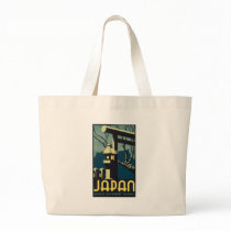 Japan, Japanese Govt Railways Travel Poster Bag