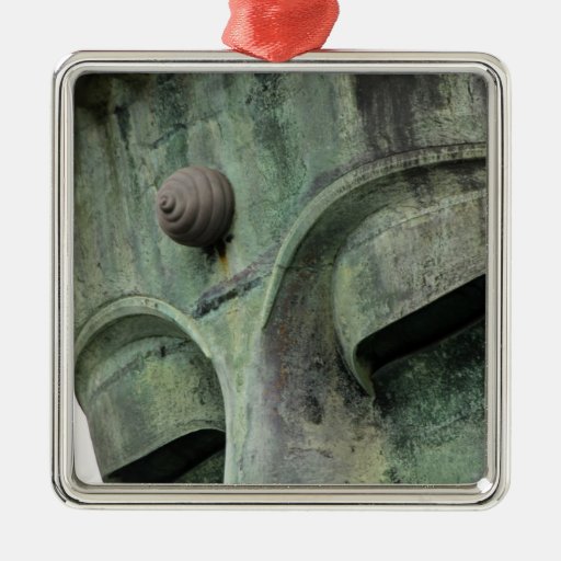 Japan, Kamakura. The Great Buddha of Kamakura, a Christmas Ornament