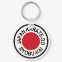 Japan Karate-Do Ryobu-Kai Logo Keychain