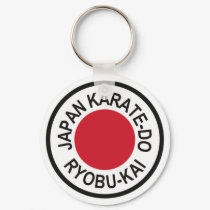 Japan Karate-Do Ryobu-Kai Logo Keychain