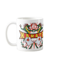 Japan Karate Dragons mugs