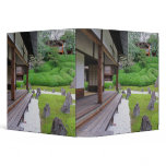 Japan, Kyoto. Stone garden in silence 3 Ring Binders