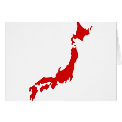 japan map. Japan Map Card by