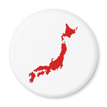 Japan Map magnets