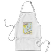 Japan Map Vintage Japanese Silk Label Aprons