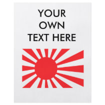 Japan Navy Flag Flyer Design
