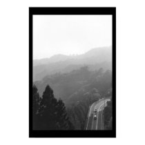 Japan Road Black posters