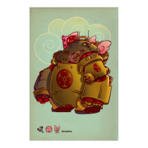 japan robot posters