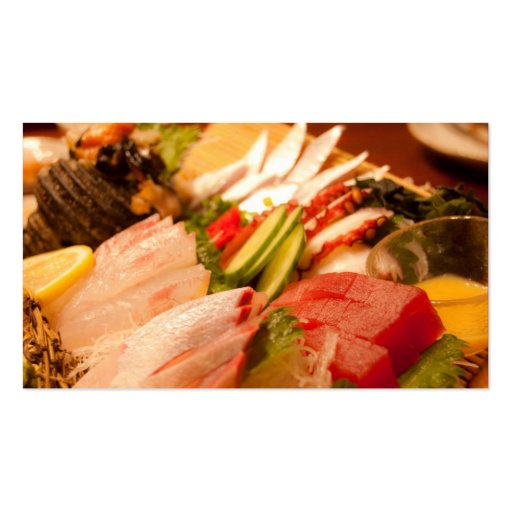 Japan Sashimi Business Card