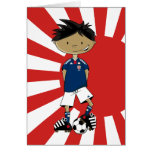Japan Soccer Boy Card