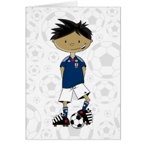 Japan Soccer Boy Card card