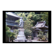 Japan Statue and Temple posters