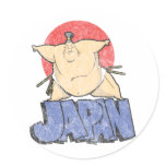 Japan Sumo Vintage stickers