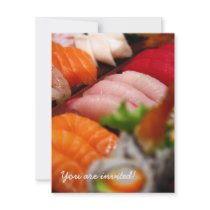 Japan Sushi Collection Invitation by theonedesigns_photos Japan Sushi Collection Invitation