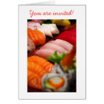 Japan Sushi Collection Invitation Card