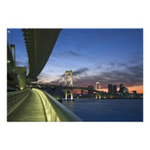 Japan. Tokyo. Rainbow Bridge in Tokyo Bay.