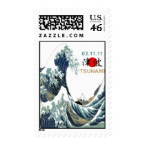 Japan Tsunami 2011 Stamp