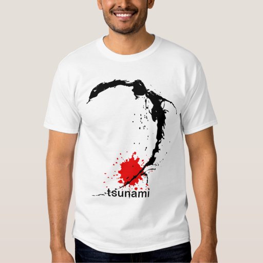 Japanese tsunami shirt
