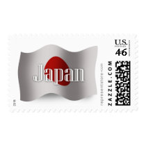 Japan Waving Flag Stamp