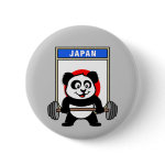 This cute bodybuilding panda loves weightlifting. He stands in front of a large flag of Japan. Look how easy he lifts that heavy barbell loaded with weight plates. This design is too cute. Great gifts here for anyone from Japan who loves weightlifting.
