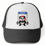 This cute bodybuilding panda loves weightlifting. He stands in front of a large flag of Japan. Look how easy he lifts that heavy barbell loaded with weight plates. This design is too cute. Great gifts here for anyone from Japan who loves weightlifting.