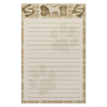 Japanese Akita Dog Breed Stationery by MenagerieMayhem Japanese Akita Dog Breed Stationery