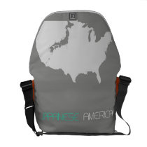 Japanese America Courier Bag