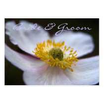 Japanese Anemone • Save the Date Mini Card Business Cards