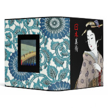 JAPANESE ART 3 RING BINDER