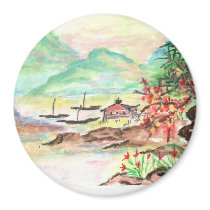 Japanese Art for your refrigerator magnets