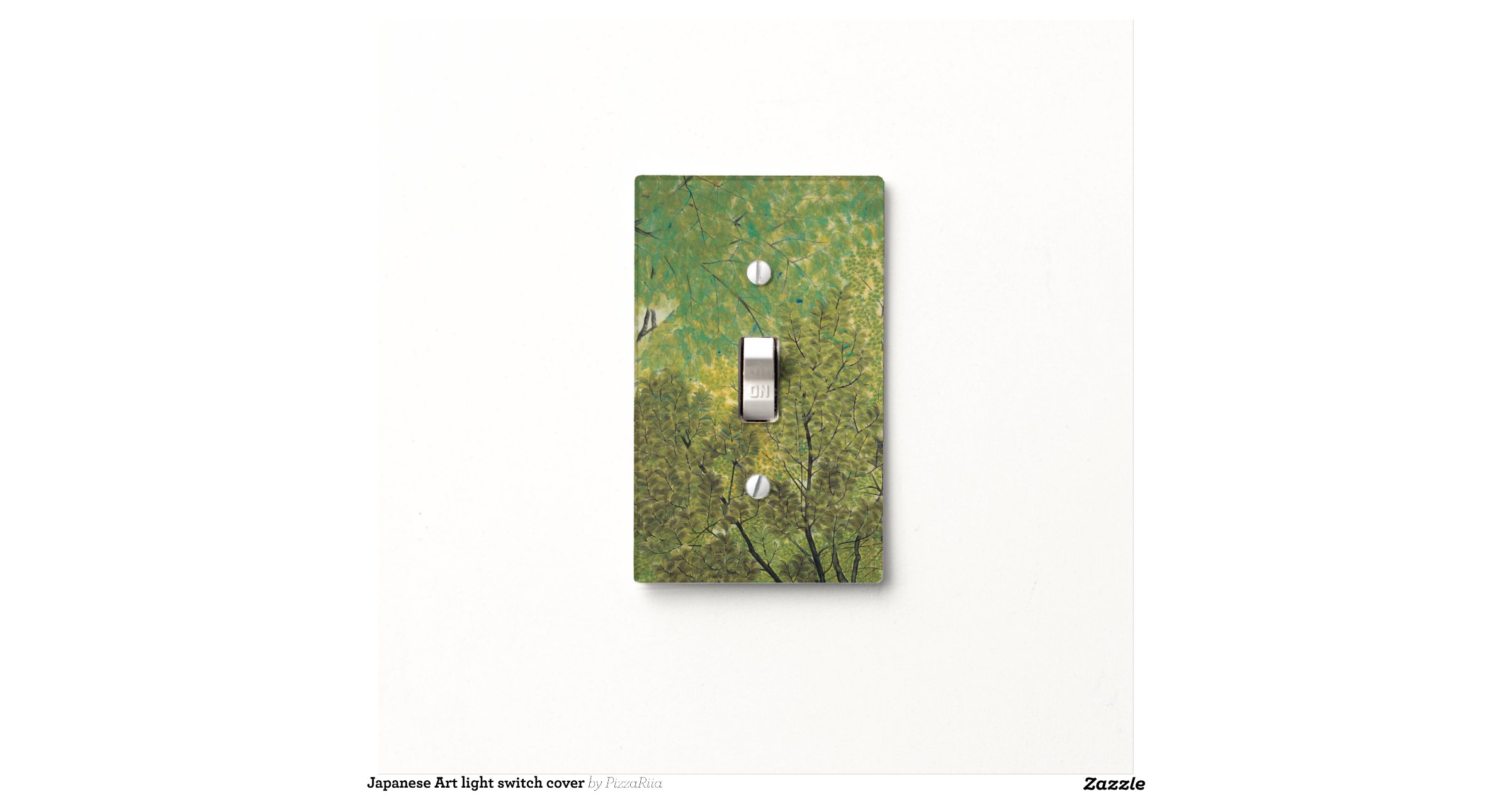 Japanese Art light switch cover Zazzle