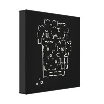 Japanese ASCII Art “beer” Canvas Prints