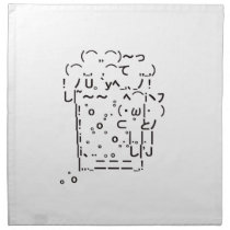 Japanese ASCII Art「beer」 Cloth Napkins
