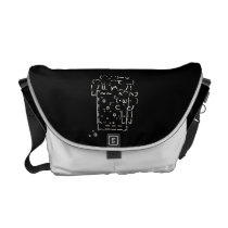 Japanese ASCII Art「beer」 Commuter Bags