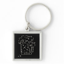Japanese ASCII Art “beer” Key Chains