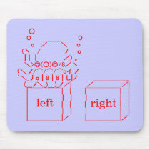 Japanese ASCII Art “Octopus Paul (left)” (Custom) Mouse Pad