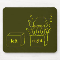 Japanese ASCII Art “Octopus Paul (right)” (Custom) Mousepad