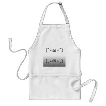 Japanese ASCII Art “plain gauze Keen” & “shiyobon” Apron
