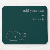Japanese ASCII Art “slightly salted sukaruchinohu” Mouse Pads