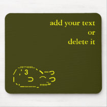 Japanese ASCII Art “slightly salted sukaruchinohu” Mouse Pad