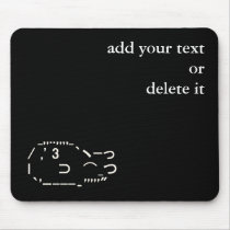 Japanese ASCII Art “slightly salted sukaruchinohu” Mousepads