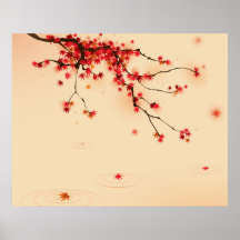 Japanese Autumn Art Poster