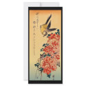 Japanese Birds Rack Cards Bookmarks rackcard