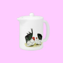 Japanese Blacktail Bantams teapots